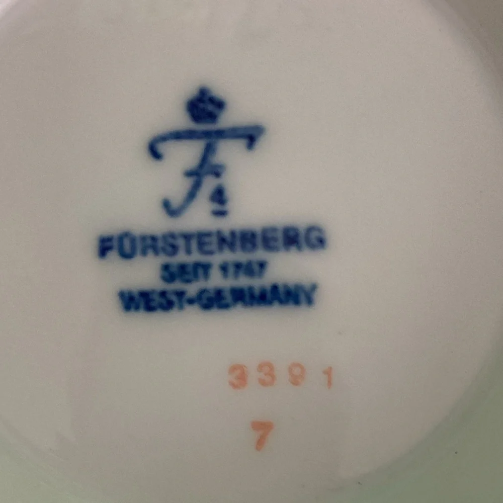 Fuerstenberg  Mantle Vase Pair made in Germany